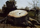 Andrew Wyeth Canvas Paintings - The Big Oak